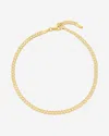 Ring Concierge Flat Diamond Cut Curb Chain Anklet