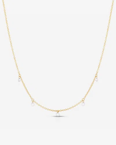 Ring Concierge Floating Diamond Necklace In Gold