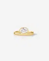 Ring Concierge Framed Oval Lab Diamond Ring