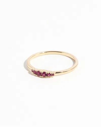Ring Concierge Gemstone Cluster Ring In Pink