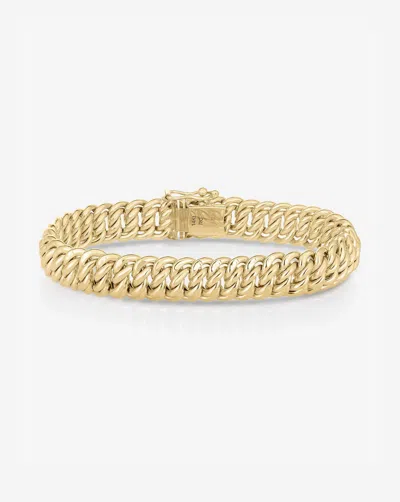 Ring Concierge Gold Braided Chain Bracelet In 14k Yellow Gold