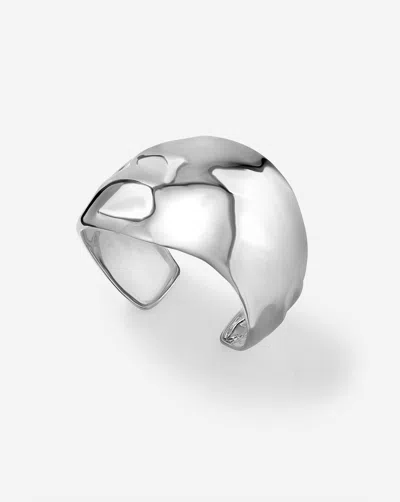 Ring Concierge Hammered Cuff In Red