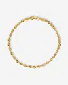 Ring Concierge Hollow Sparkle Rope Chain Bracelet In Gold