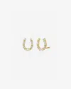 Ring Concierge Horseshoe Studs In Gold