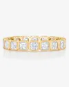 Ring Concierge Lab Grown Asscher Bezel Eternity Band