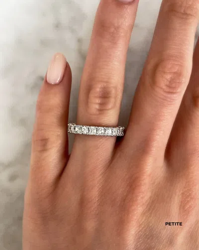 Ring Concierge Lab Grown Asscher Diamond Eternity Band In Gold