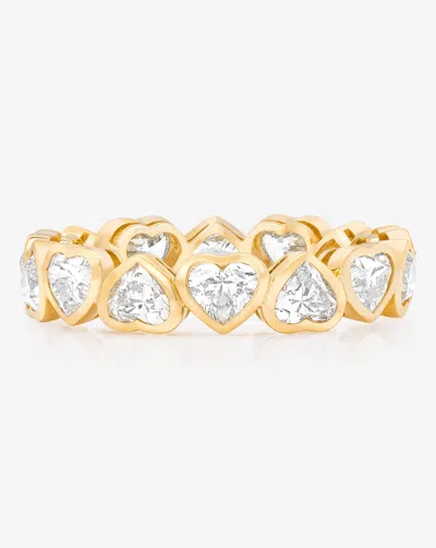 Ring Concierge Lab Grown Heart Bezel Eternity Band