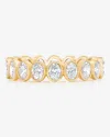 Ring Concierge Lab Grown Oval Bezel Eternity Band