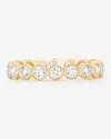 Ring Concierge Lab Grown Round Bezel Eternity Band