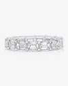Ring Concierge Lab Grown Sideways Emerald Eternity Band
