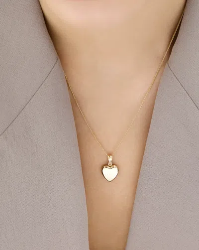 Ring Concierge Mini Heart Locket In 14k Yellow Gold