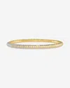 Ring Concierge Pavé Diamond Gold Cloud Coil Bangle