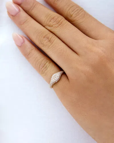 Ring Concierge Pavé Lab Diamond Signet Ring