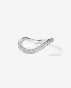 Ring Concierge Pavé Wave Wedding Band In Neutral