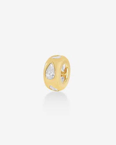 Ring Concierge Pear Lab Diamond Eternity Bead In 14k Yellow Gold