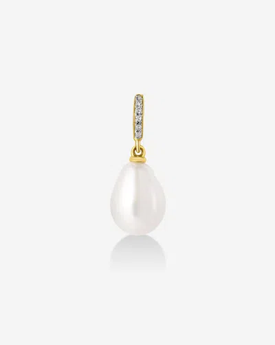 Ring Concierge Pearl Charm In 14k Yellow Gold