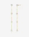Ring Concierge Pearl Station Drop Earrings