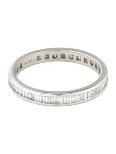 Pre-owned Ring Concierge Platinum Diamond Band In Multicolor