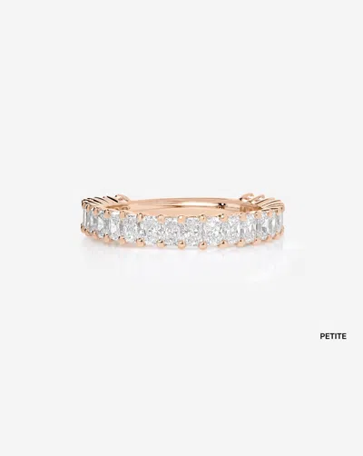 Ring Concierge Radiant 3/4 Diamond Band Wedding Band In 14k Rose Gold
