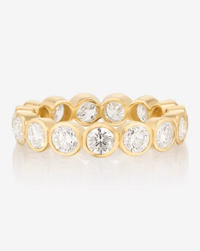 Ring Concierge Round Bezel Eternity Band In Gold