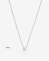 Ring Concierge Round Illusion Diamond Pendant Necklace
