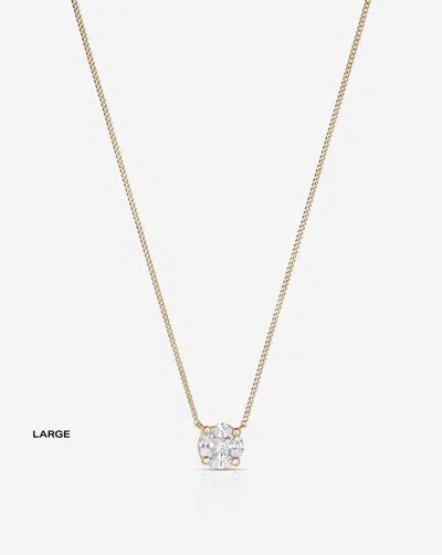 Ring Concierge Round Illusion Diamond Pendant Necklace