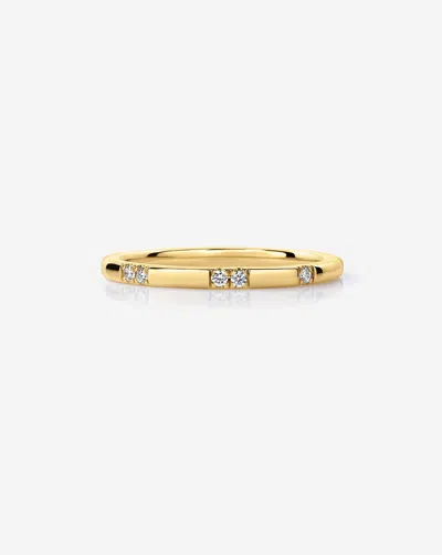 Ring Concierge Scattered Diamond Wedding Band In Gold
