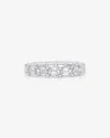 Ring Concierge Sideways Emerald Diamond Eternity Band
