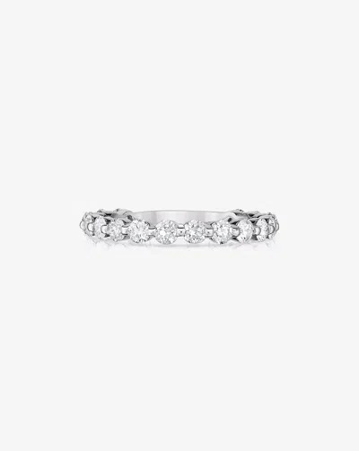 Ring Concierge Single Prong 3/4 Lab Diamond Band In Metallic