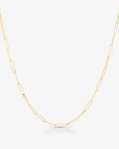 Ring Concierge Small Link Chain Necklace In Gold