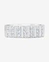 Ring Concierge Three Row Fluted Diamond Ring