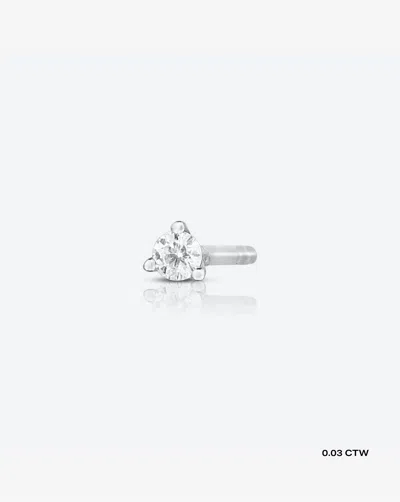 Ring Concierge Tiny Diamond Studs In Metallic