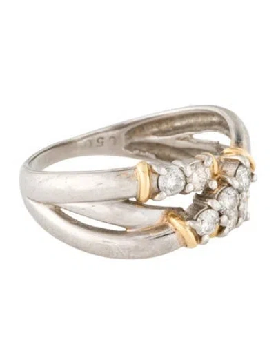 Pre-owned Ring Diamond Band In Multi