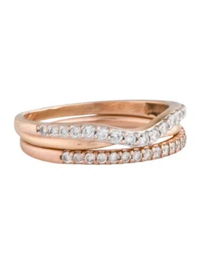 Pre-owned Ring Diamond Band Wedding Set In Multicolor