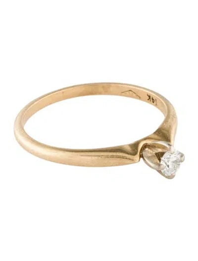 Pre-owned Ring Diamond Engagement  In Multi