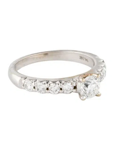 Pre-owned Ring Diamond Engagement  In Multi
