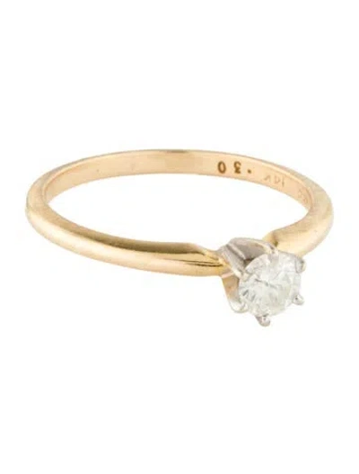 Pre-owned Ring Diamond Engagement  In Multi