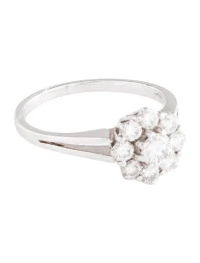 Pre-owned Ring Diamond Engagement  In Multi