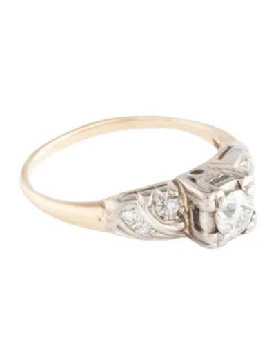 Pre-owned Ring Diamond Engagement  In Multi