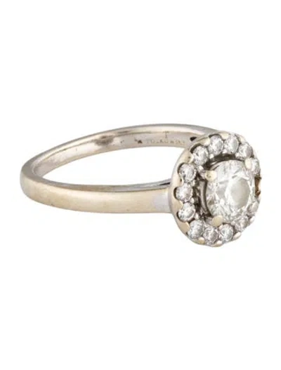 Pre-owned Ring Diamond Engagement  In Multicolor