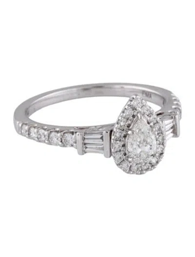 Pre-owned Ring Diamond Engagement  In Multicolor