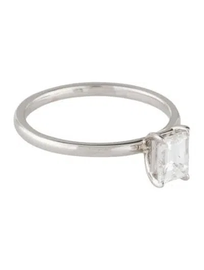 Pre-owned Ring Diamond Solitaire Engagement  In Multi