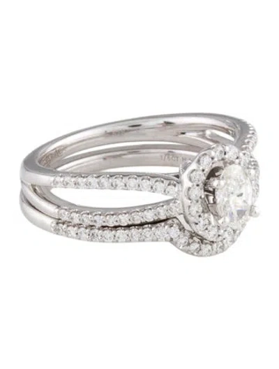 Pre-owned Ring Diamond Wedding  Set In Multi