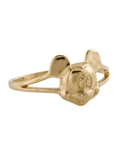 Pre-owned Ring Disney 14k Mickey Mouse Cocktail  In Multi