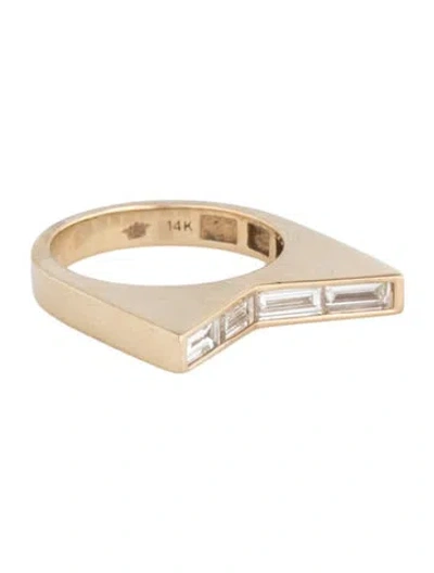Pre-owned Ring Dolce Amore Vault 14k Diamond Geometric  In Multicolor