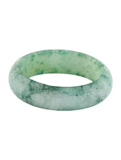 Pre-owned Ring Dyed Jadeite Band In Multi