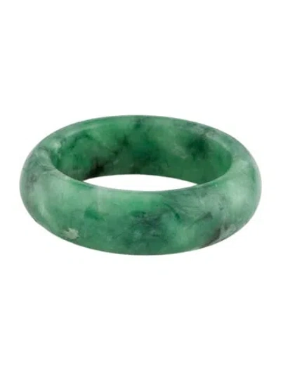 Pre-owned Ring Dyed Jadeite Band In Multi