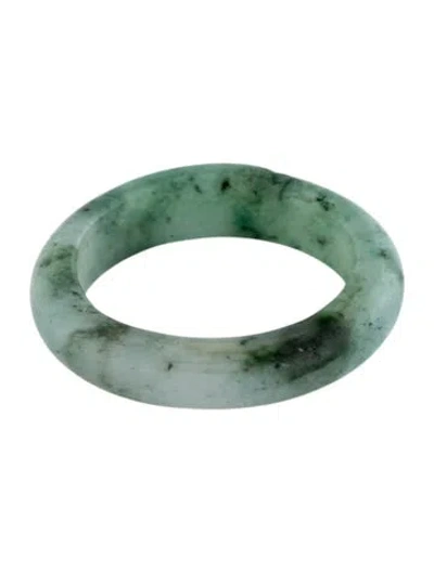 Pre-owned Ring Dyed Jadeite Band In Multi