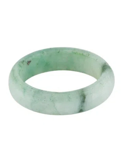 Pre-owned Ring Dyed Jadeite Band  In Multi