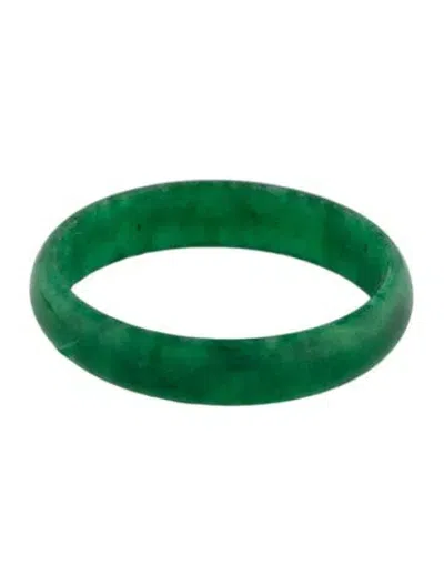 Pre-owned Ring Dyed Jadeite Band  In Multi
